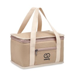 Sac isotherme  6 canettes - KECIL Matières : coton Couleurs : beige goodies publicitaire événementiel