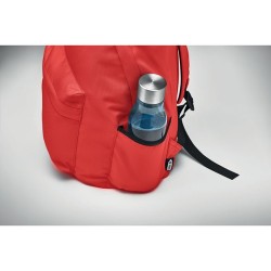 Sac à dos  en polyester RPET 600D - BAPAL+ Matières : PET recyclé Couleurs : rouge cadeau entreprise pas cher