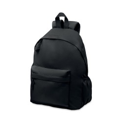 Sac à dos  en polyester RPET 600D - BAPAL+ Matières : PET recyclé Couleurs : noir impression haute définition