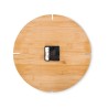 Horloge Murale Éco-responsable en Bambou - ESFERE Matières : bambou Couleurs : bois personnalisable avec votre logo