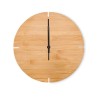 Horloge Murale Éco-responsable en Bambou - ESFERE Matières : bambou Couleurs : bois goodies publicitaire événementiel
