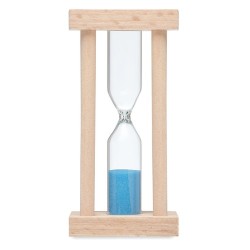 Sablier en bois  3 minutes - CI Matières : bois Couleurs : bois cadeau entreprise pas cher