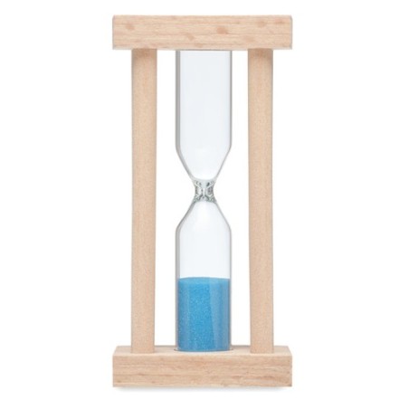 Sablier en bois  3 minutes - CI Matières : bois Couleurs : bois cadeau entreprise pas cher