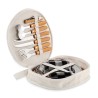 Set de Pique-Nique Personnalisé Éco-responsable pour 2 Personnes - HUDSON Matières : coton Couleurs : beige personnalisable avec
