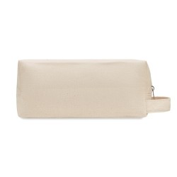 Sac cosmétique  en toile 220 gr personnalisable - Goodies Matières : coton biologique Couleurs : beige cadeau entreprise pas che