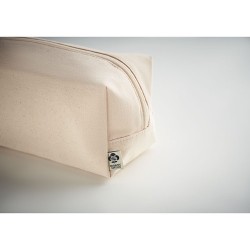 Sac cosmétique  en toile 220 gr personnalisable - Goodies Matières : coton biologique Couleurs : beige cadeau collaborateur prem
