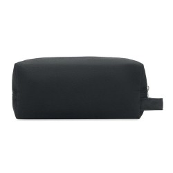 Sac cosmétique  en toile 220 gr personnalisable - Goodies Matières : coton biologique Couleurs : noir goodies publicitaire événe