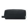 Sac cosmétique  en toile 220 gr personnalisable - Goodies Matières : coton biologique Couleurs : noir marquage laser ultra préci