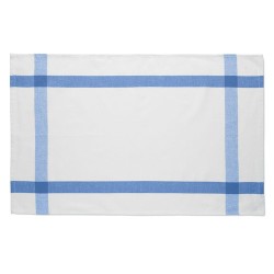 Torchon Éco-responsable en Tissu Recyclé pour Cuisine - KITCH Matières : coton recyclé Couleurs : bleu impression haute définiti