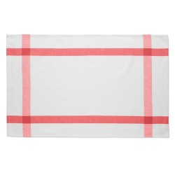 Torchon Éco-responsable en Tissu Recyclé pour Cuisine - KITCH Matières : coton recyclé Couleurs : rouge marquage laser ultra pré