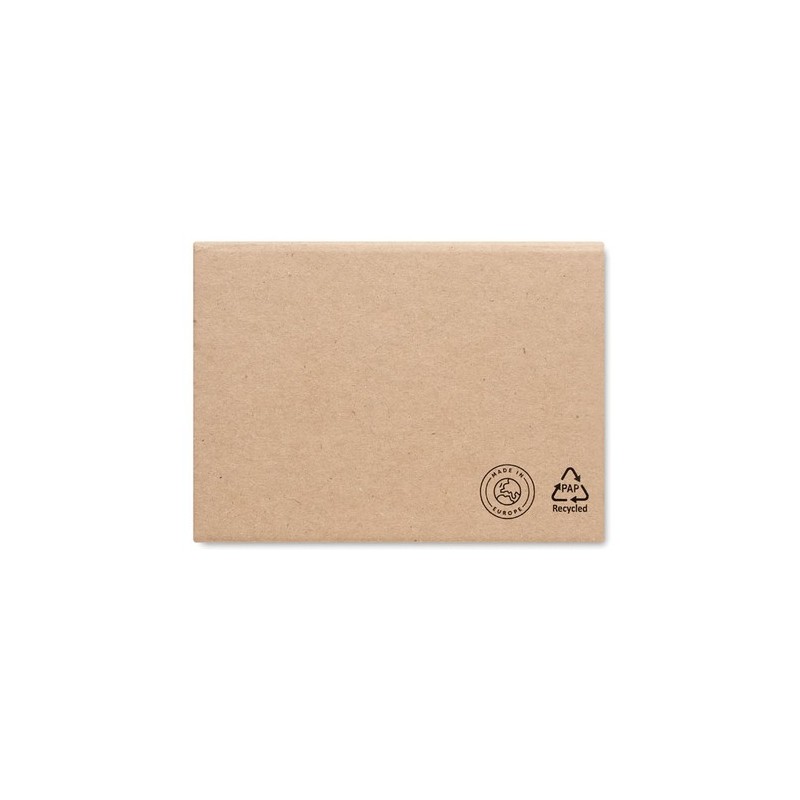 Set de Notes Éco-responsables Recyclées Personnalisé MEUI Matières : papier recyclé Couleurs : beige personnalisable avec votre 