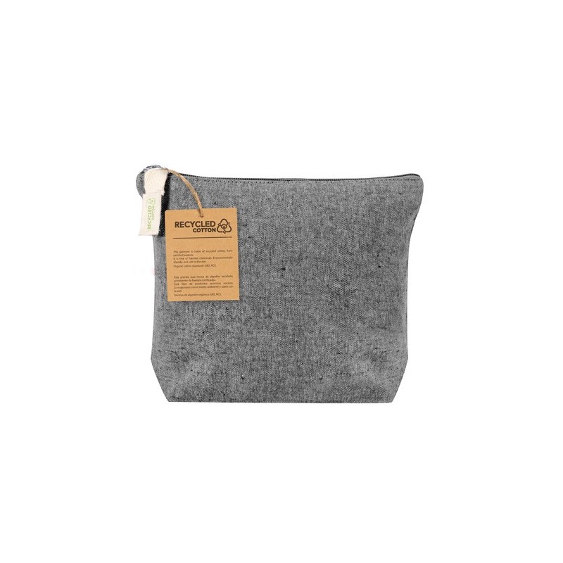 Trousse de Toilette Éco-responsable Personnalisée Belix pas cher Matières : coton recyclé Couleurs : rose goodies personnalisé e