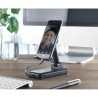 Powerbank Éco-responsable 10000 mAh avec Support Téléphone Inclus - AVELI Couleurs : noir goodies publicitaire événementiel