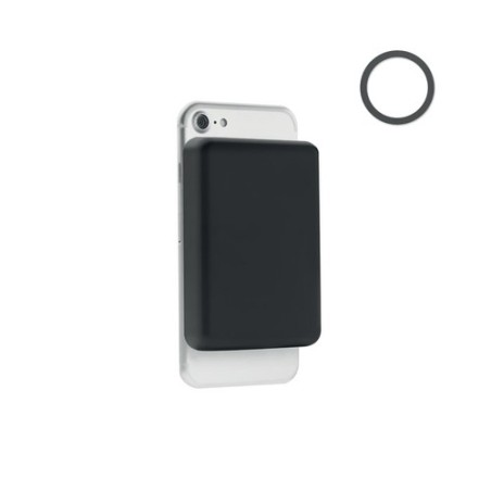 Chargeur sans fil magnétique économique personnalisé 15W MO6874 DOUBLETIC Couleurs : noir