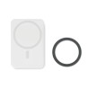 Chargeur sans fil magnétique économique personnalisé 15W MO6874 DOUBLETIC Couleurs : blanc goodies publicitaire événementiel