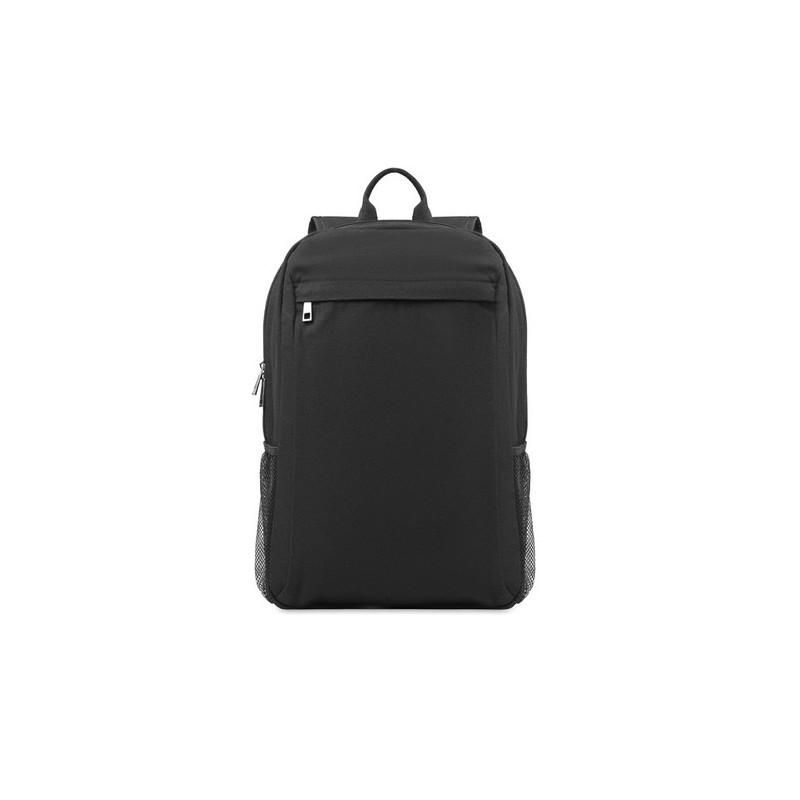 Sac à dos personnalisé  pour ordinateur 15" EIRI Matières : coton Couleurs : noir cadeau entreprise pas cher