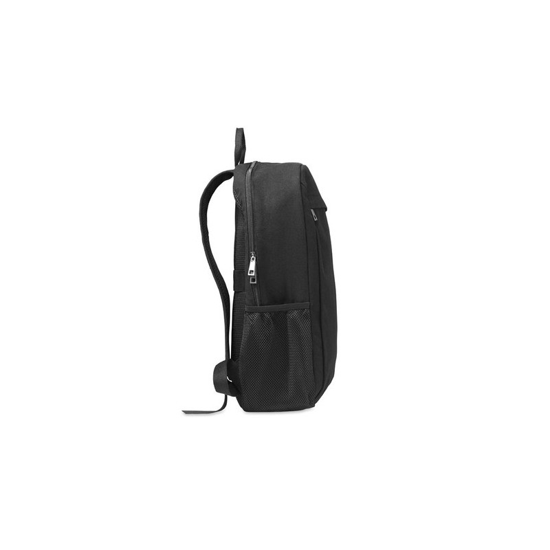 Sac à dos personnalisé  pour ordinateur 15" EIRI Matières : coton Couleurs : noir goodies publicitaire événementiel