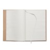 Carnet A5 Éco-responsable en Papier Recyclé Personnalisé - MUSA Matières : papier recyclé Couleurs : blanc personnalisation sur 