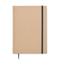Carnet A5 Éco-responsable en Papier Recyclé Personnalisé - MUSA Matières : papier recyclé Couleurs : noir objet publicitaire rob