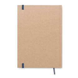 Carnet A5 Éco-responsable en Papier Recyclé Personnalisé - MUSA Matières : papier recyclé Couleurs : bleu livraison express 24h 