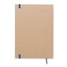 Carnet A5 Éco-responsable en Papier Recyclé Personnalisé - MUSA Matières : papier recyclé Couleurs : bleu livraison express 24h 