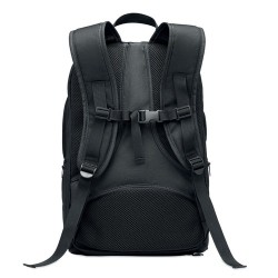 Sac à dos de sport  et personnalisable en RPET 600D - OLYMPIC Matières : PET Couleurs : noir 2