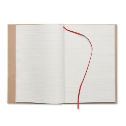 Carnet A5 Éco-responsable en Papier Recyclé Personnalisé - MUSA marquage couleur éclatante