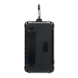 Powerbank solaire  à dynamo 8000mAh - DYA Couleurs : noir 2
