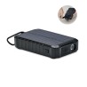 Powerbank solaire  à dynamo 8000mAh - DYA Couleurs : noir cadeau entreprise pas cher