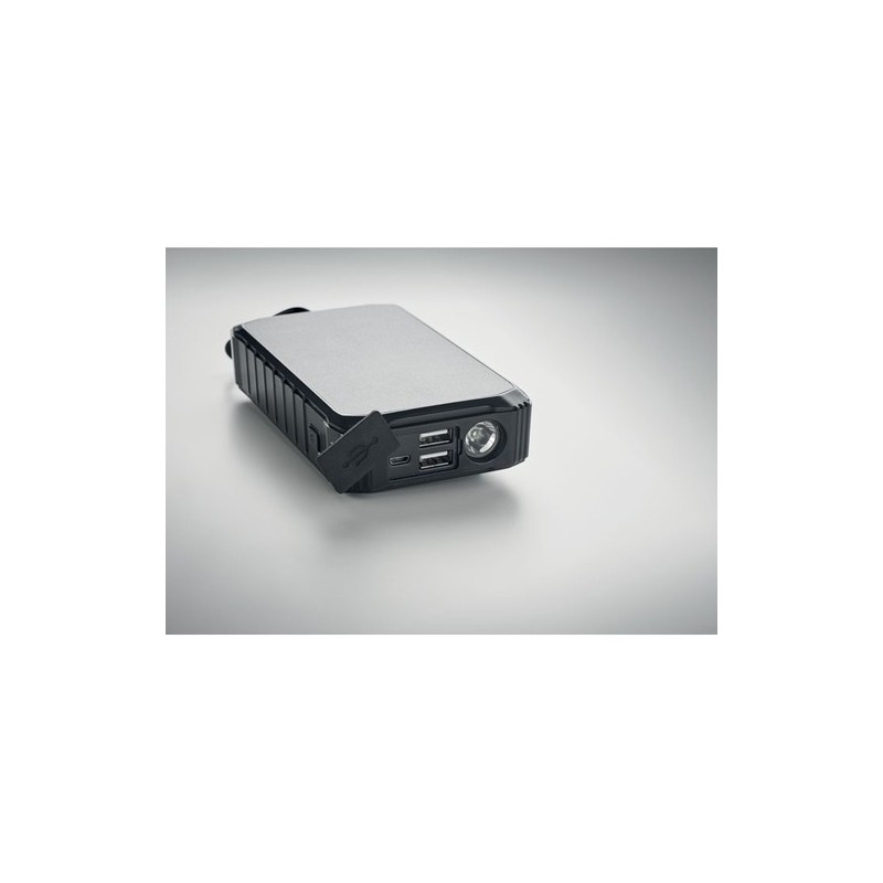 Powerbank Solaire à Dynamo 8000mAh - Écologique et Pratique