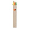 Set de 4 Crayons Surligneurs Personnalisés Éco-responsables - BOWY Matières : bois Couleurs : multicolore