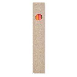 Set de 4 Crayons Surligneurs Personnalisés Éco-responsables - BOWY Matières : bois Couleurs : multicolore cadeau entreprise pas 
