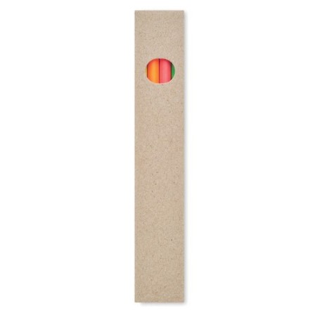 Set de 4 Crayons Surligneurs dans une Boîte Kraft