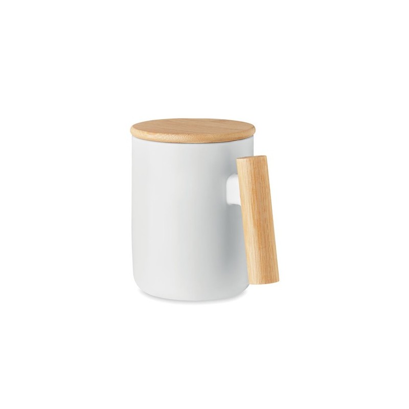 Mug en porcelaine personnalisé 380 ml - MAJEST Matières : porcelaine Couleurs : blanc