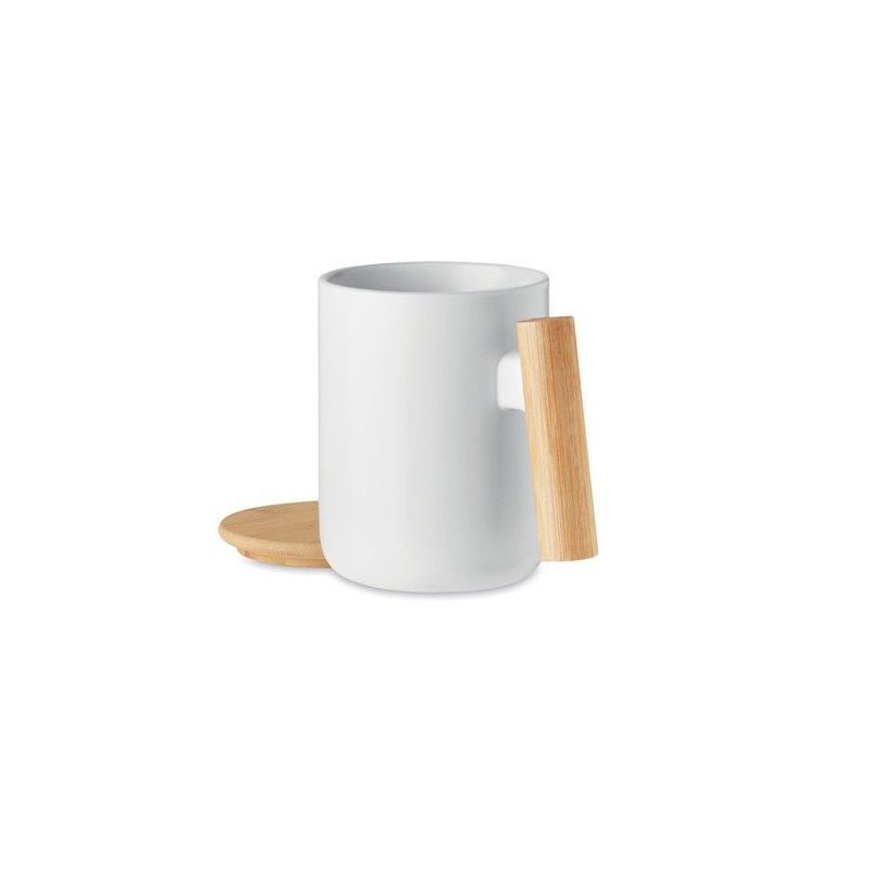Mug en porcelaine personnalisé 380 ml - MAJEST Matières : porcelaine Couleurs : blanc personnalisable avec votre logo