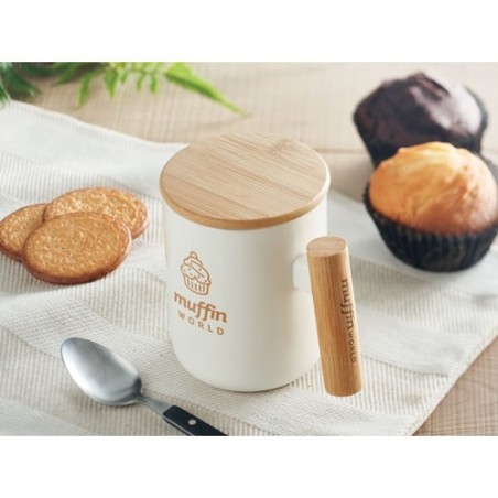 Mug en Porcelaine 380 ml MAJEST - Élégance Naturelle