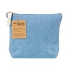 Trousse de Toilette Éco-responsable Personnalisée Belix pas cher Matières : coton recyclé Couleurs : bleu clair goodies publicit