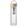 Bouteille Éco-responsable en Verre Personnalisée 400ml BATAMI Matières : borosilicate Couleurs : transparent