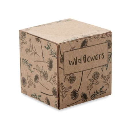 Boule Éco-responsable de Graines de Fleurs Sauvages - BOMBI Couleurs : beige goodies publicitaire événementiel