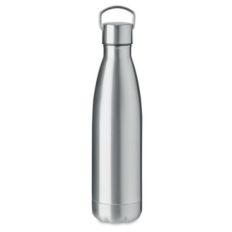 Bouteille isotherme double paroi 500ml personnalisée ARCTIC - Cadeau publicitaire Matières : acier inoxydable Couleurs : argenté