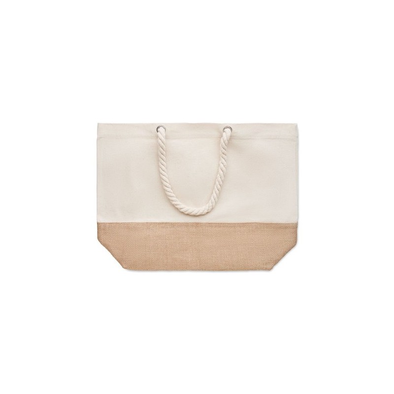 Sac de plage personnalisable en toile 280 g/m PANTAI Matières : coton Couleurs : beige personnalisable avec votre logo