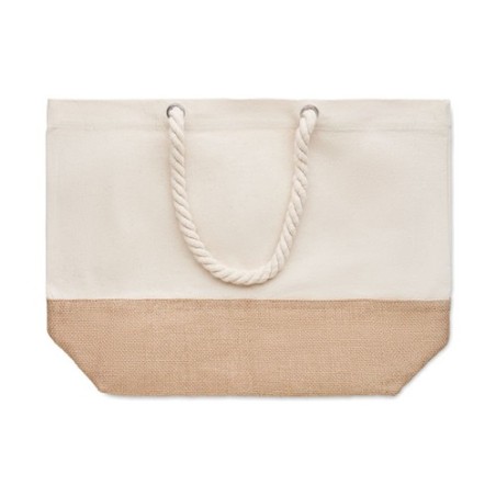 Sac de plage personnalisable en toile 280 g/m PANTAI Matières : coton Couleurs : beige personnalisable avec votre logo