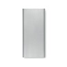 Powerbank Personnalisée Économique 10000 mAh Ultra-Puissant POWERFLAT 8 C Couleurs : argenté mat impression haute définition