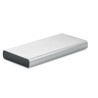 Powerbank Personnalisée Économique 10000 mAh Ultra-Puissant POWERFLAT 8 C Couleurs : argenté mat livraison express 24h 48h