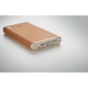 Powerbank Éco-responsable Personnalisée 10000mAh à Charge Rapide RALIA Couleurs : beige impression haute définition