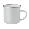 Mug Émaillé Personnalisé pour Sublimation - Plateado Matières : métal Couleurs : blanc