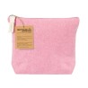 Trousse de Toilette Éco-responsable Personnalisée Belix pas cher Matières : coton recyclé Couleurs : noir impression logo haute 