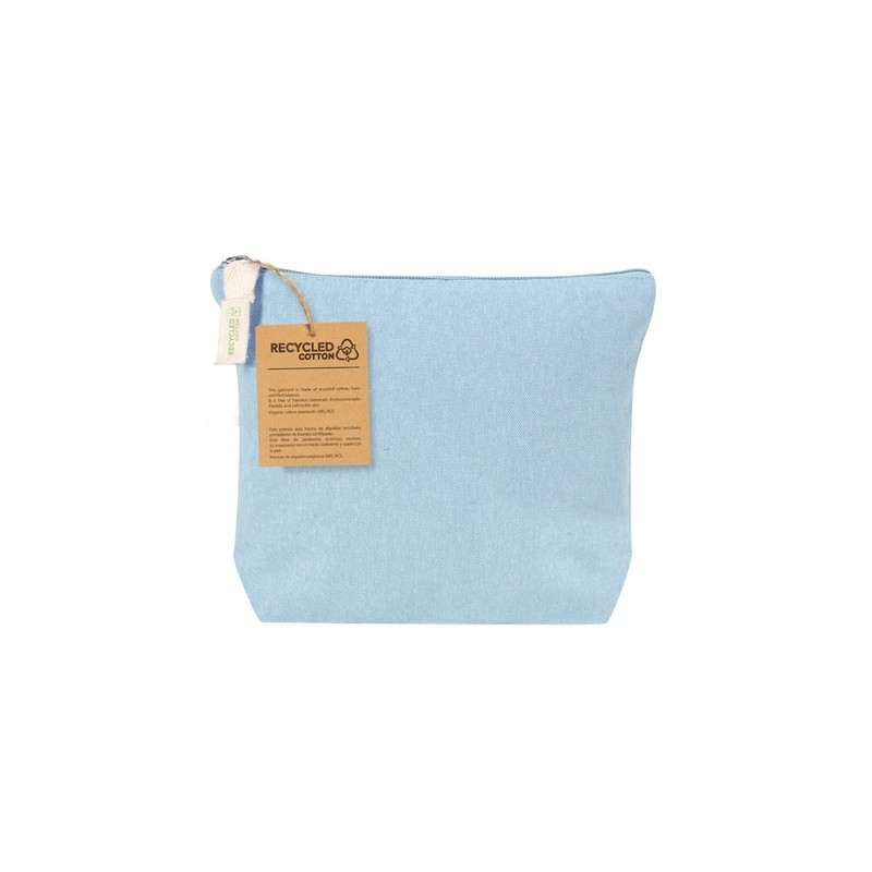 Trousse de Toilette Éco-responsable Personnalisée Belix pas cher Matières : coton recyclé Couleurs : noir personnalisation sur m