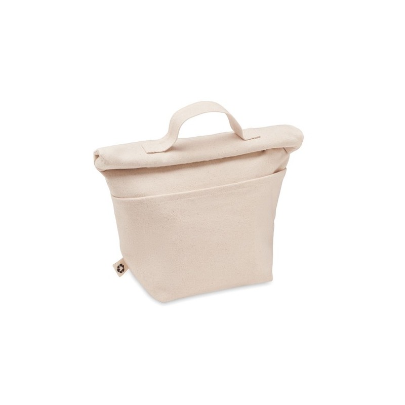 Sac Isotherme Éco-responsable en Coton Recyclé Personnalisé - RECOBA Matières : coton recyclé Couleurs : beige