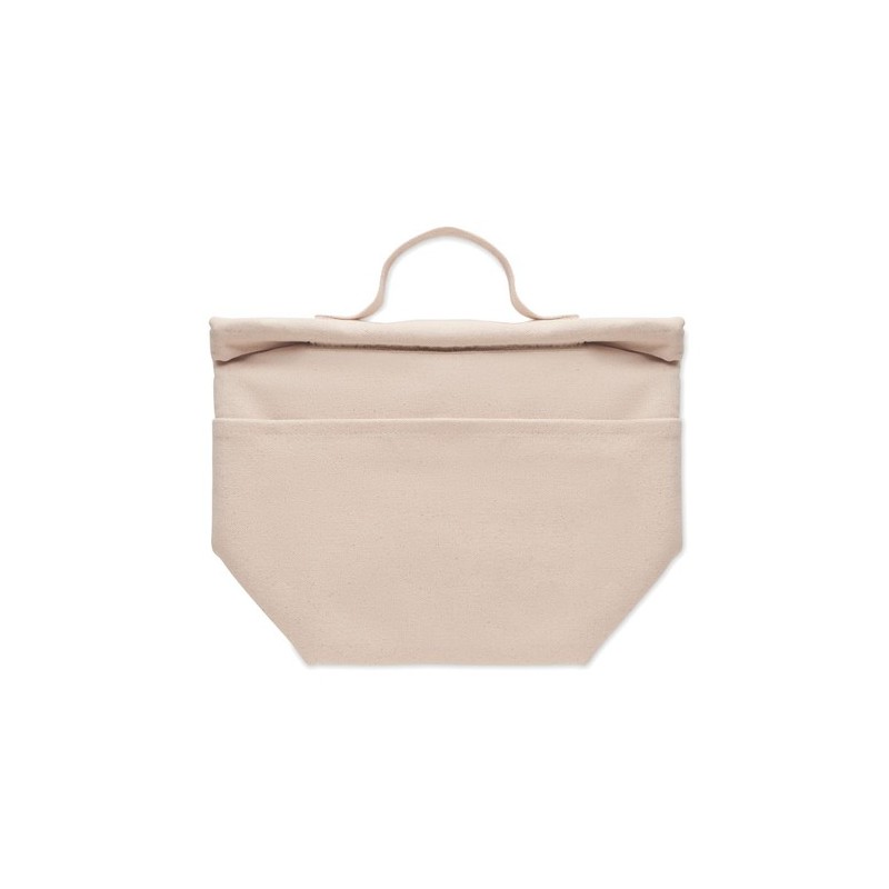 Sac Isotherme Éco-responsable en Coton Recyclé Personnalisé - RECOBA Matières : coton recyclé Couleurs : beige personnalisable a